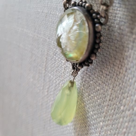 Rare STEPHEN DWECK 2002 Jade/Cat's Eye/Calcite/Pearls/Crystal Quartz/Sterling - Picture 11 of 15